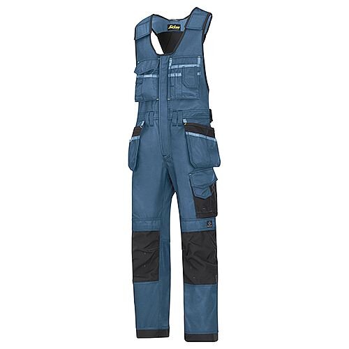 Snickers 0212 Craftsmen One-piece Holster Pocket Trousers DuraTwill Size 152 36"/6'2" Blue/Black Snickers 0212 Craftsmen One-piece Holster Pocket Trousers DuraTwill Size 152 36"/6'2" Blue/Black