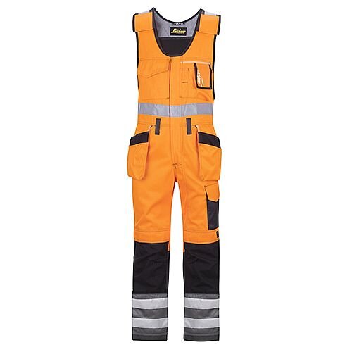 Snickers 0213 High-Vis One-piece Holster Pocket Trousers Class 2 Size 152 36"/6'2" Hi-Vis Orange/Black Snickers 0213 High-Vis One-piece Holster Pocket Trousers Class 2 Size 152 36"/6'2" Hi-Vis Orange/Black