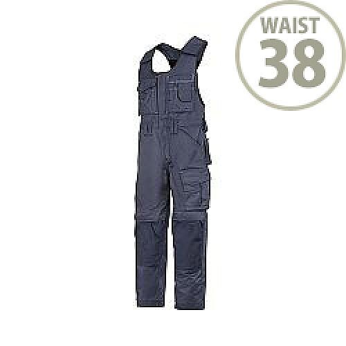 Snickers 0312 Craftsmen One-piece Trousers DuraTwill Size 154 38"/6'2" Navy Snickers 0312 Craftsmen One-piece Trousers DuraTwill Size 154 38"/6'2" Navy