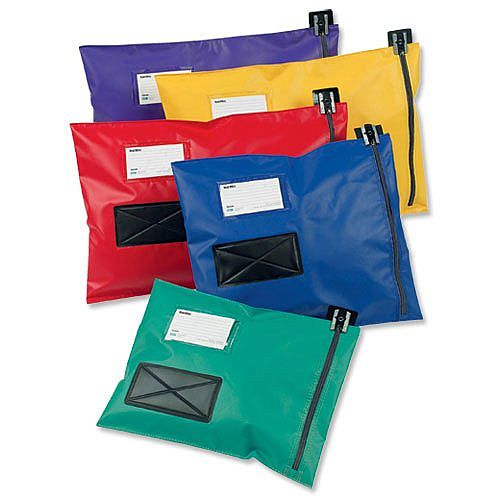 Mailing Pouch Durable 286x336mm Blue PVC Coated Nylon Versapak Mailing Pouch Durable 286x336mm Blue PVC Coated Nylon Versapak