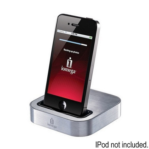 Iomega SuperHero Backup and Charger for iPhone iPod Touch 4th Gen
