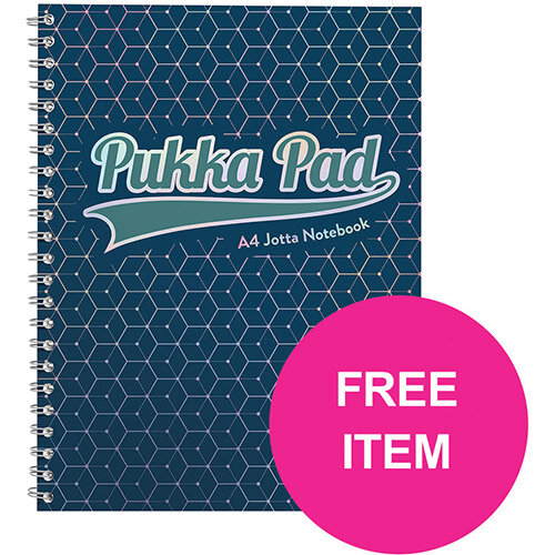 Pukka GLEE Jotta Notepad A4pls Dark Blue Ref 3007GLE (Free 3 Packs of Haribo Starmix) Jan-Mar 20 Pukka GLEE Jotta Notepad A4pls Dark Blue Ref 3007GLE (Free 3 Packs of Haribo Starmix) Jan-Mar 20