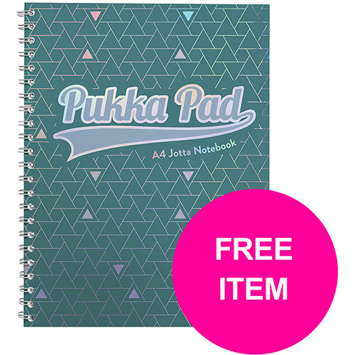 Pukka GLEE Jotta Notepad A4pls Green Ref 3008GLE Pack of 3 (Free 3 Packs of Haribo Starmix) Jan-Mar 20 Pukka GLEE Jotta Notepad A4pls Green Ref 3008GLE Pack of 3 (Free 3 Packs of Haribo Starmix) Jan-Mar 20