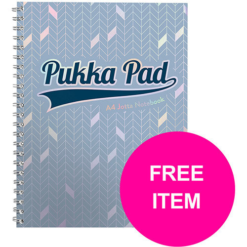Pukka GLEE Jotta Notepad A4pls Light Blue Ref 3009GLE Pack of 3 (Free 3 Packs of Haribo Starmix)Jan-Mar20 Pukka GLEE Jotta Notepad A4pls Light Blue Ref 3009GLE Pack of 3 (Free 3 Packs of Haribo Starmix)Jan-Mar20