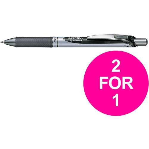 Pentel EnerGel XM Retractable Black 0.7mm Ref BL77A Pack of 12 (2 for 1) Jan-Mar 2020 Pentel EnerGel XM Retractable Black 0.7mm Ref BL77A Pack of 12 (2 for 1) Jan-Mar 2020