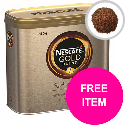 Nescafe Gold Blend Instant Coffee Tin 750g Ref 12339209 (Buy 2 Get Kit Kat Senses Chocs 200g) Jan-Mar 20 Nescafe Gold Blend Instant Coffee Tin 750g Ref 12339209 (Buy 2 Get Kit Kat Senses Chocs 200g) Jan-Mar 20