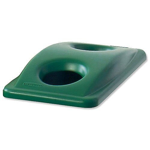 Rubbermaid Slim Jim Recycling System Bin Lid for Bottles and Cans Container Green 2692-GRN/R001090 Rubbermaid Slim Jim Recycling System Bin Lid for Bottles and Cans Container Green 2692-GRN/R001090