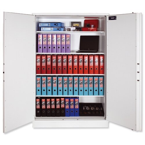 Phoenix Fire Ranger FS1514K Size 4 Fire Safe with Key Lock White 815L 30min Fire Protection Phoenix Fire Ranger FS1514K Size 4 Fire Safe with Key Lock White 815L 30min Fire Protection