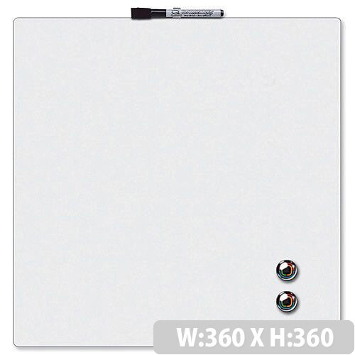 Quartet Magnetic Drywipe Board Square Tile White Ref 1903802