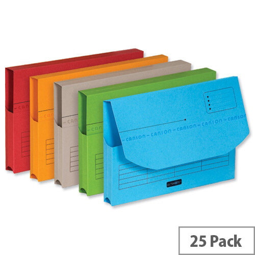 Elba Ultimate Document Wallet Half Flap A4 Assorted Pack of 25 Ref 100330167 Elba Ultimate Document Wallet Half Flap A4 Assorted Pack of 25 Ref 100330167