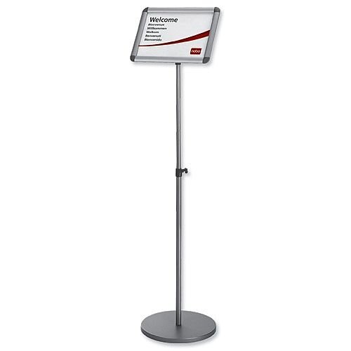 Nobo Clip Frame A3 Information Display Stand Silver Ref 1902384 Nobo Clip Frame A3 Information Display Stand Silver Ref 1902384
