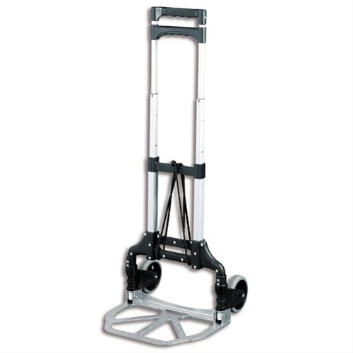 Lightweight Folding Trolley 60kg Capacity With Rubber Cushioned Wheels Ref LWFT/60/P