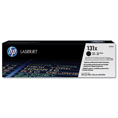 HP 131X Original Black High Yield LaserJet Toner Cartridge CF210X HP 131X Original Black High Yield LaserJet Toner Cartridge CF210X