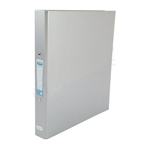 Elba Ring Binder Laminated Gloss Finish 2 O-Ring 25mm Size A4 Metallic Silver Ref 400017759 Elba Ring Binder Laminated Gloss Finish 2 O-Ring 25mm Size A4 Metallic Silver Ref 400017759