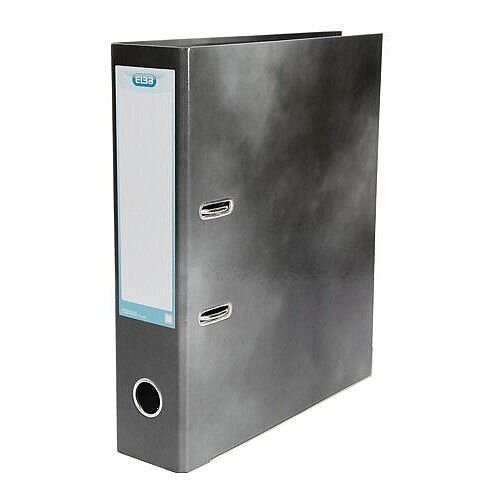 Elba Lever Arch File Laminated Gloss Finish 70mm Capacity A4 Black Elba Lever Arch File Laminated Gloss Finish 70mm Capacity A4 Black