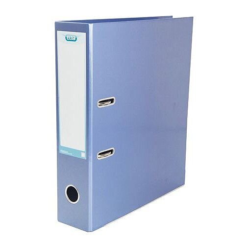 Elba Classy Lever Arch File Laminated Gloss Finish 70mm Capacity A4 Metallic Blue Elba Classy Lever Arch File Laminated Gloss Finish 70mm Capacity A4 Metallic Blue