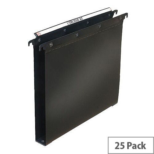 Elba Ultimate Suspension File Polypropylene 30mm Foolscap Black Ref