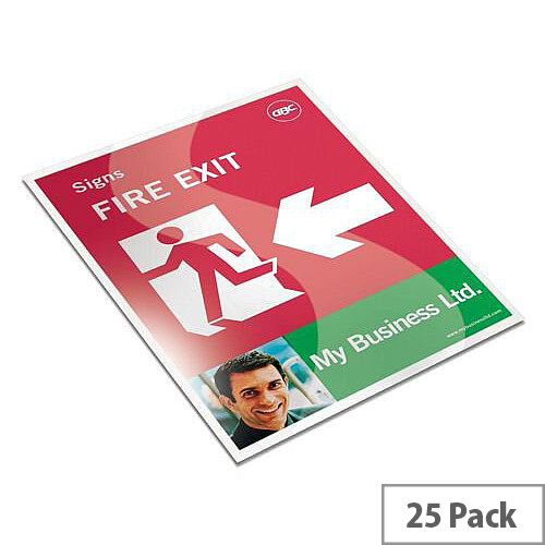 GBC Peel n Stick Laminating Pouches Gloss 150 Micron Pack 25 GBC Peel n Stick Laminating Pouches Gloss 150 Micron Pack 25