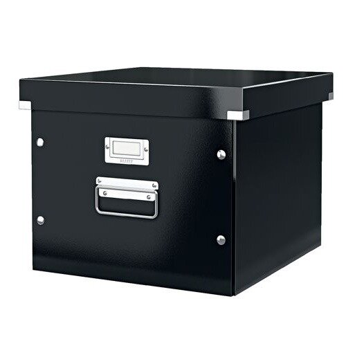 Leitz Click and Store Archive Box For A4 Suspension Files Black Ref 60460095 Leitz Click and Store Archive Box For A4 Suspension Files Black Ref 60460095