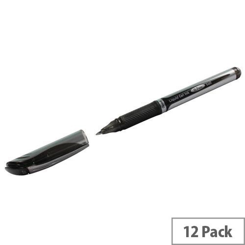 Pentel EnerGel XM Rollerball 0.7mm Tip 0.35mm Line Black Pack 12 Pentel EnerGel XM Rollerball 0.7mm Tip 0.35mm Line Black Pack 12