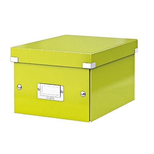 Leitz WOW Click and Store Small Storage Box For A5 Green Ref 60430064 Leitz WOW Click and Store Small Storage Box For A5 Green Ref 60430064