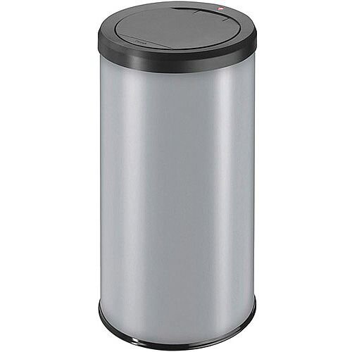 Hailo Big Bin Touch 45 Steel Coated Waste Bin 45 Litres Grey Hailo Big Bin Touch 45 Steel Coated Waste Bin 45 Litres Grey