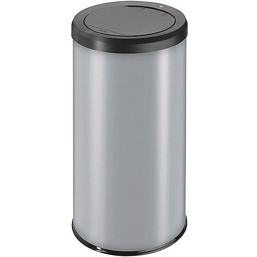 Hailo Big Bin Touch 45 Steel Coated Waste Bin 45 Litres  Grey