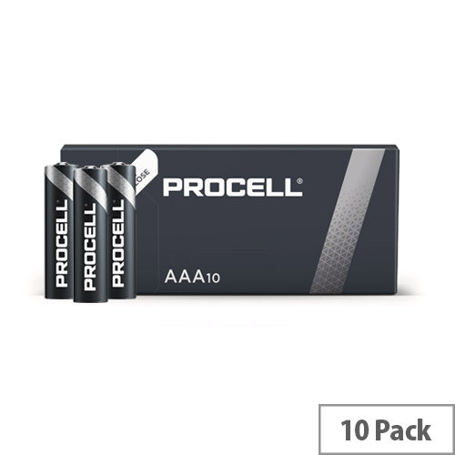 Duracell Industrial Battery Alkaline 1.5V AAA Ref 5007617 Pack 10