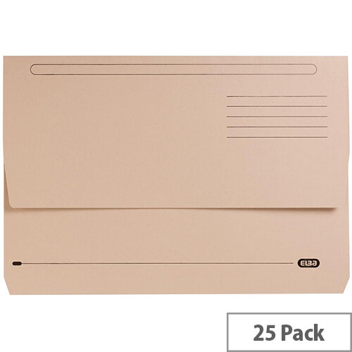 Elba StrongLine Document Wallet Buff Pack of 25 Ref 400053600 Elba StrongLine Document Wallet Buff Pack of 25 Ref 400053600