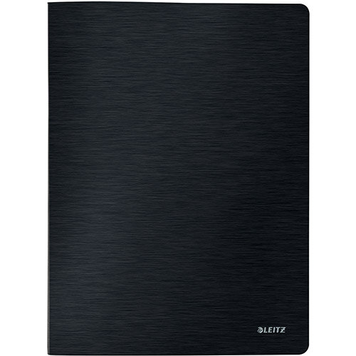 Leitz Style Display Book Soft Polypropylene 40 Pockets Black Ref 39590094 Leitz Style Display Book Soft Polypropylene 40 Pockets Black Ref 39590094