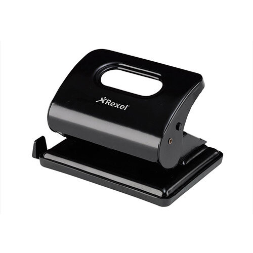 Rexel V220 Value Punch 2-Hole Metal Capacity 20x 80gsm Black Ref 2100763 Rexel V220 Value Punch 2-Hole Metal Capacity 20x 80gsm Black Ref 2100763
