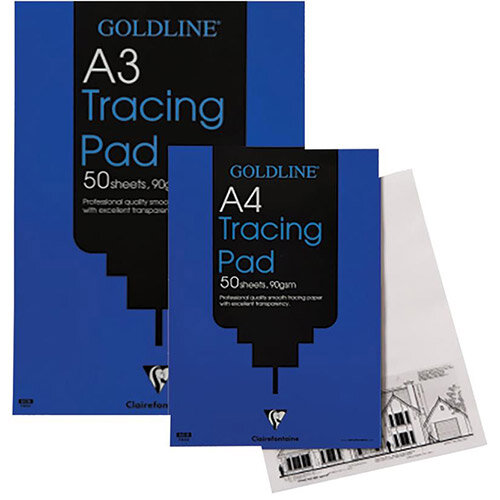 Goldline Professional Tracing Pad 90gsm Acid-free Paper 50 Sheets A3 Ref GPT1A3Z Pack 5 Goldline Professional Tracing Pad 90gsm Acid-free Paper 50 Sheets A3 Ref GPT1A3Z Pack 5