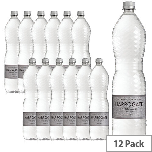 Harrogate Sparkling Water 1.5L Bottles Pack of 12 Ref P150122C Harrogate Sparkling Water 1.5L Bottles Pack of 12 Ref P150122C