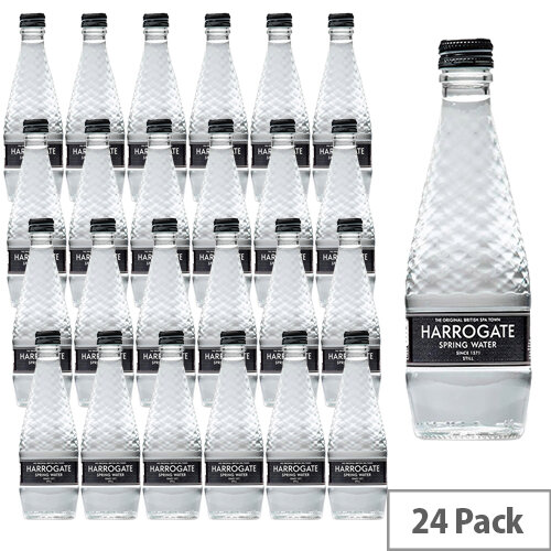 Harrogate Still Water Glass Bottle 330ml Ref G330241S Pack 24 Harrogate Still Water Glass Bottle 330ml Ref G330241S Pack 24