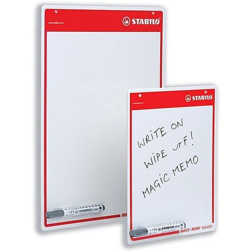 Stabilo Memo A3 Whiteboard with Pen Holder Hunt Office UK