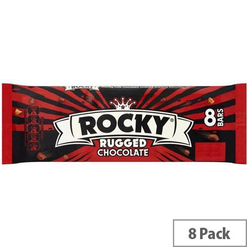 Fox's Biscuits Rocky Bars Individually Wrapped Milk Chocolate 8 Bars in Total