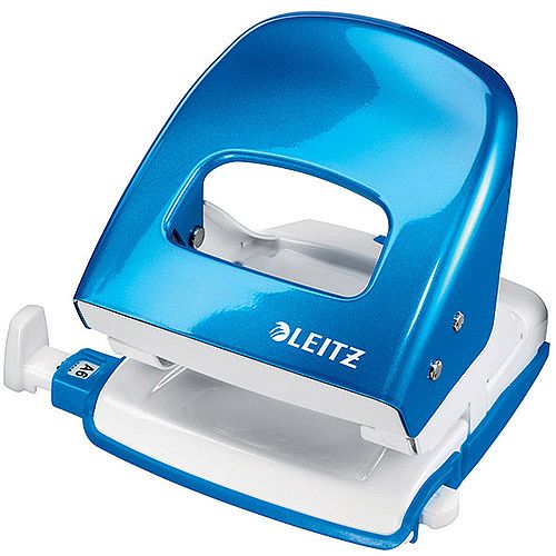 Leitz NeXXt WOW Metal Office Hole Punch 3mm 30 Sheet Metallic Blue Leitz NeXXt WOW Metal Office Hole Punch 3mm 30 Sheet Metallic Blue