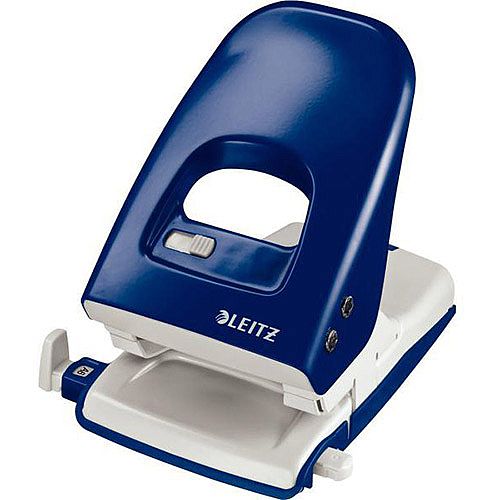 Leitz 5138 NeXXt Series Strong Metal Office Hole Punch  Blue  40 Sheets of 80g/m2 Paper