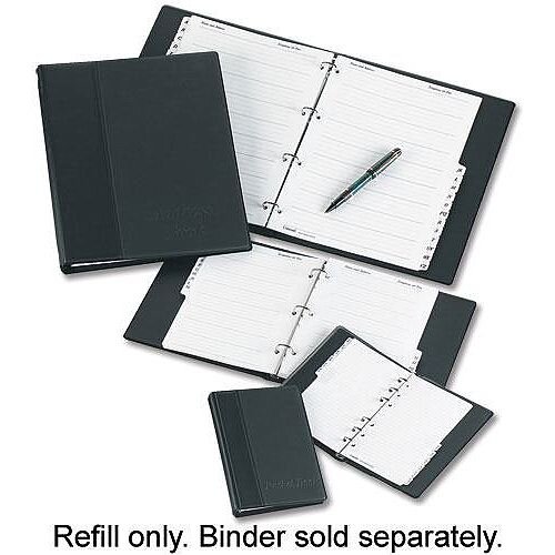 Telephone Index Book Refill A5 White Untabbed 20 Sheets Concord CD2 CD6