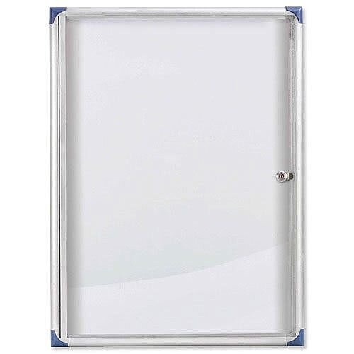 Nobo Noticeboard Extra-flat Lockable Magnetic Steel 6xA4 Nobo Noticeboard Extra-flat Lockable Magnetic Steel 6xA4