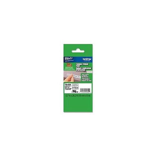 Brother P-touch TZe-SE4 18mm x 8m Black On White Security Laminated Labelling Tape Brother P-touch TZe-SE4 18mm x 8m Black On White Security Laminated Labelling Tape