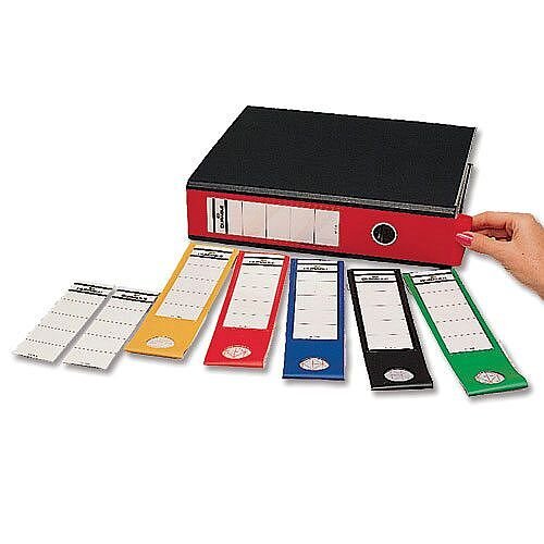 Lever Arch File Spine Labels Green PVC Pack 10 Durable Ordofix Lever Arch File Spine Labels Green PVC Pack 10 Durable Ordofix
