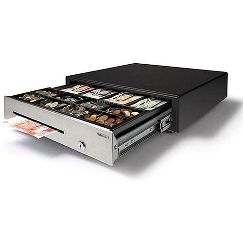 Safescan HD-4141S Heavy Duty Cash Drawer 8 Coins Compartments Safescan HD-4141S Heavy Duty Cash Drawer 8 Coins Compartments