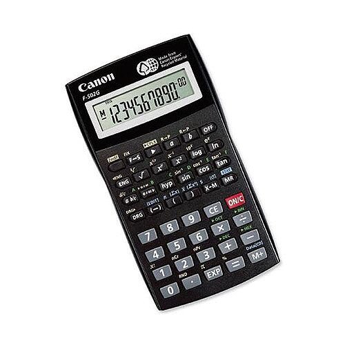 Canon F502G Basic Scientific Calculator (Black) Ref 3497B006 Hunt