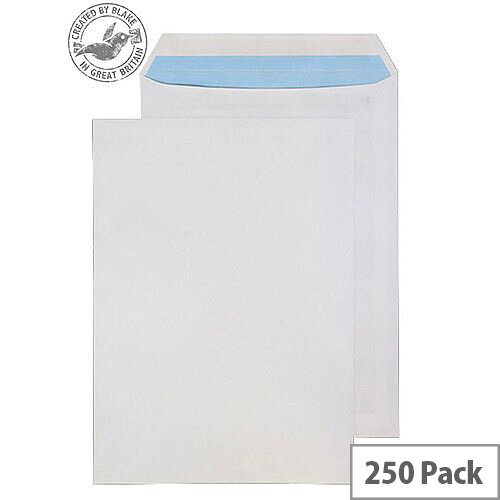 Purely Everyday White 100gsm Self Seal Pocket C4 324x229mm (Pack of 250)