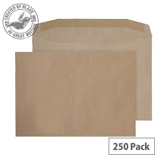 Purely Everyday Mailer Gummed Manilla 100gsm C4 229x324mm (Pack of 250)