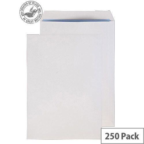 Purely Everyday White 100gsm Gummed Pocket C4 324x229mm (Pack of 250)