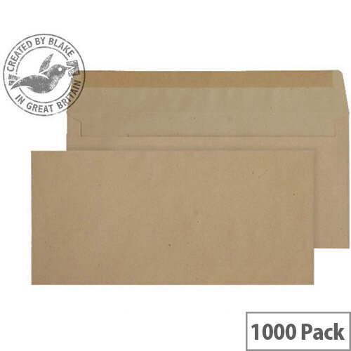 Purely Everyday Manilla 80gsm Envelopes Gummed Wallet 102x216mm Pack of 1000 Purely Everyday Manilla 80gsm Envelopes Gummed Wallet 102x216mm Pack of 1000