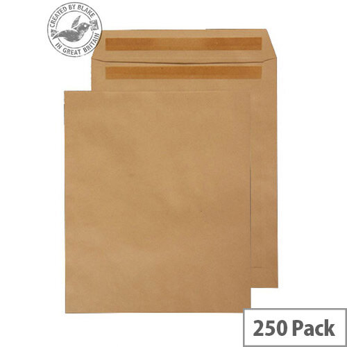 Purely Everyday Manilla 90gsm Envelopes Self Seal Pocket 305x250mm Pack of 250 Purely Everyday Manilla 90gsm Envelopes Self Seal Pocket 305x250mm Pack of 250