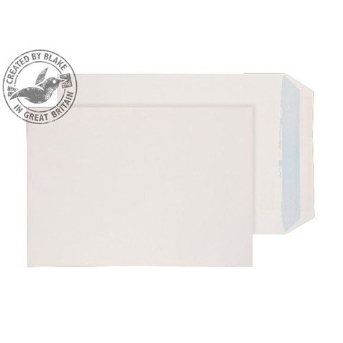 Purely Environmental Pocket Self Seal White 100gsm C4 324x229 (Pack of 250) Purely Environmental Pocket Self Seal White 100gsm C4 324x229 (Pack of 250)